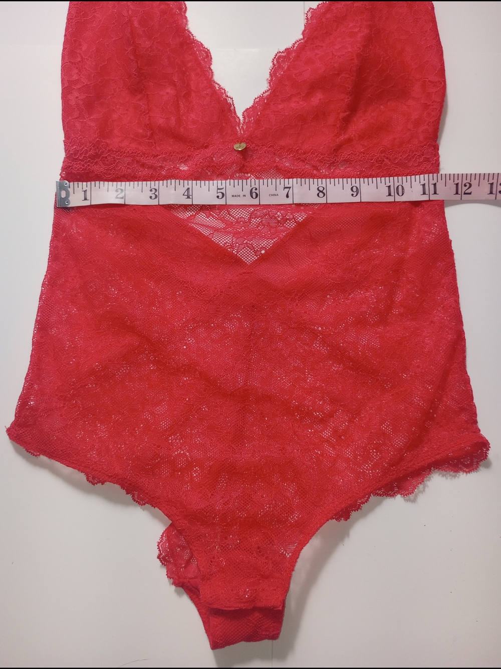 Sam Edelman Halter Lace Bodysuit, Small - Picture 9 of 12